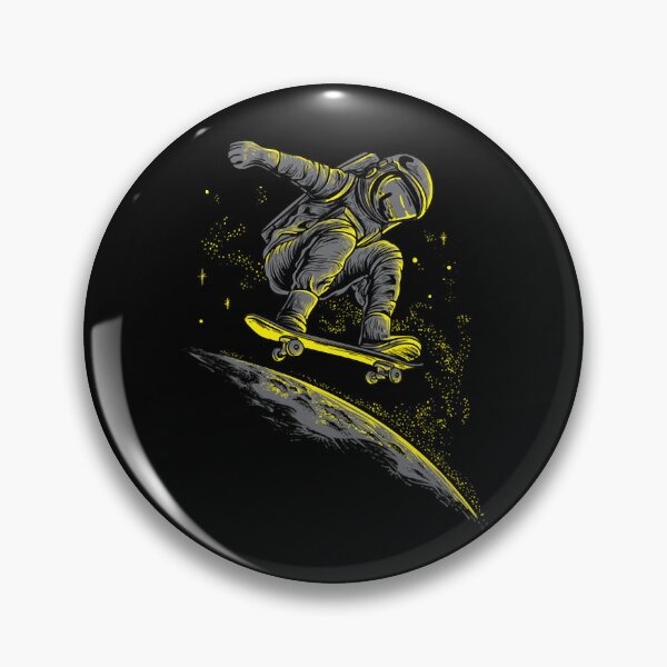 Item preview, Space Surfer astronaut galxy outer space skateboard designed and sold by FadioAshuka.