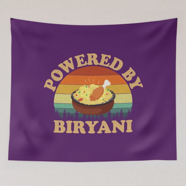 Item preview, powered by biryani, food india pakistan designed and sold by FadioAshuka.