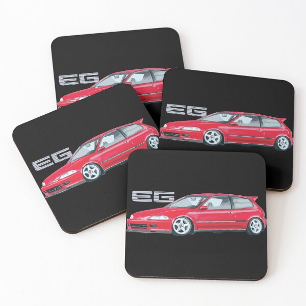 Item preview, EG6 hatch B16 DOHC VTEC SiR formula red regamaster evo Sw388 designed and sold by cowtownCOWBOY.