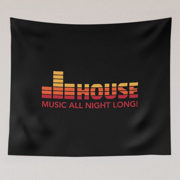 Item preview, EDM Underground House Music All Night Long designed and sold by SharonSabiti.