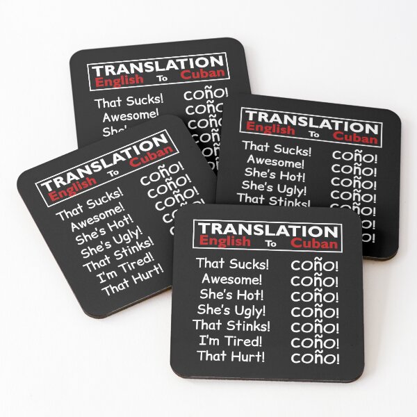 Item preview, Funny Cuban Spanish Cono Bilingual Slang designed and sold by SharonSabiti.