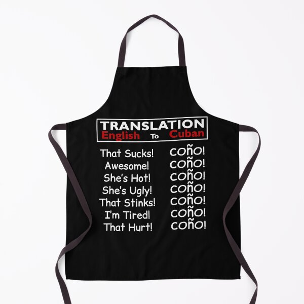 Item preview, Funny Cuban Spanish Cono Bilingual Slang designed and sold by SharonSabiti.