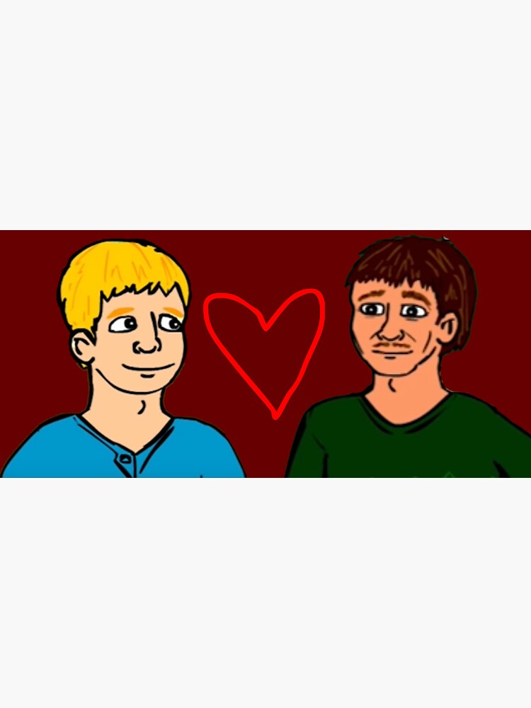 Thumbnail 3 of 3, Sticker, Dan and Mr. Hatcher designed and sold by JYACartoons.