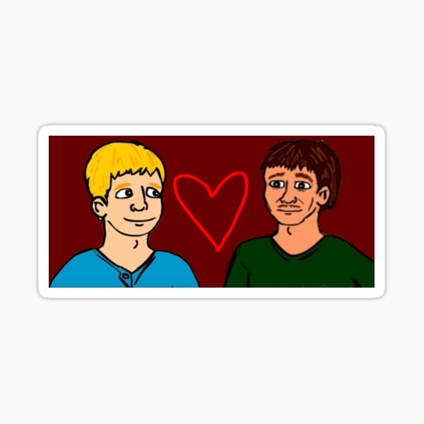 Dan and Mr. Hatcher Sticker
