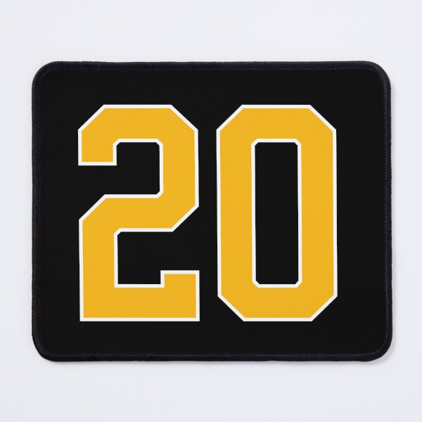 Item preview, Yellow Number 20 lucky sports jersey twenty designed and sold by HeavyStyle.
