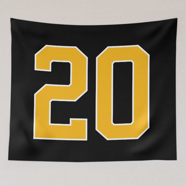Item preview, Yellow Number 20 lucky sports jersey twenty designed and sold by HeavyStyle.