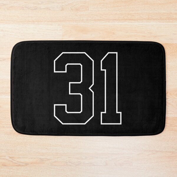Item preview, Black Number 31 lucky sports jersey thirty one designed and sold by HeavyStyle.