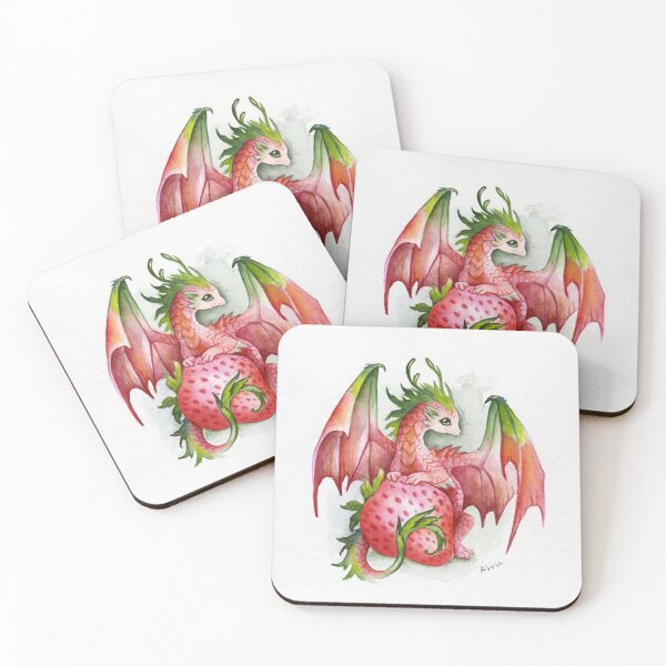 Item preview, Strawberry dragon designed and sold by AlviaAlcedo.