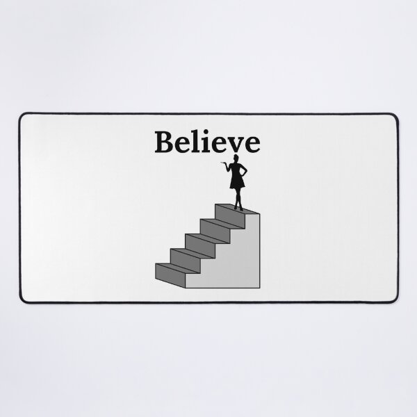 Item preview, Believe yourself - Inspirational and motivational black and white design designed and sold by mark-taylor.