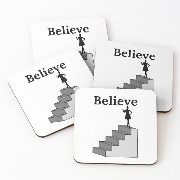 Item preview, Believe yourself - Inspirational and motivational black and white design designed and sold by mark-taylor.
