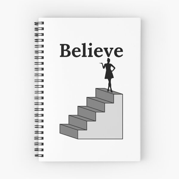 Item preview, Believe yourself - Inspirational and motivational black and white design designed and sold by mark-taylor.