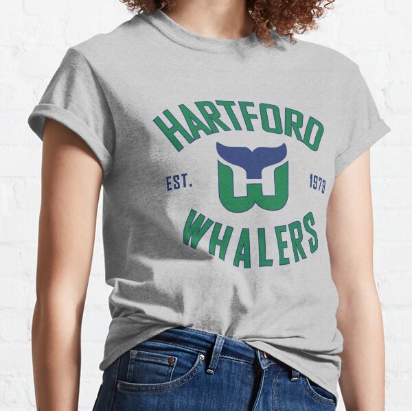 Hartford Whalers NHL Hockey Team Jersey 8-bit Nintendo Youth Kid Child  T-Shirt