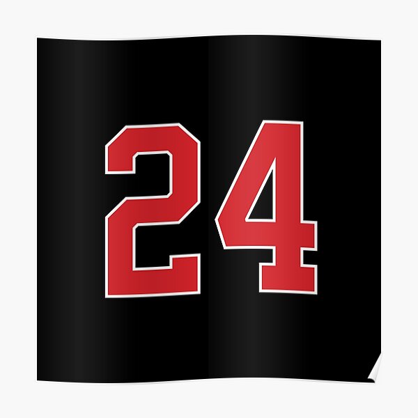 Whitey Herzog #24 Jersey Number Sticker for Sale by StickBall