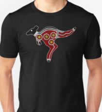 Aboriginal Art Kangaroo Unisex T-Shirt