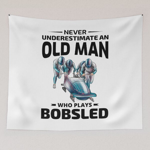 Item preview, Bobsleigh Bobsled Racing Dad Grandpa Fathers day designed and sold by TastefulTees.