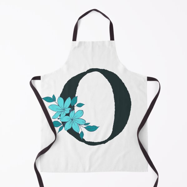 Item preview, Blue floral O monogram designed and sold by Coffee Lifestyle.