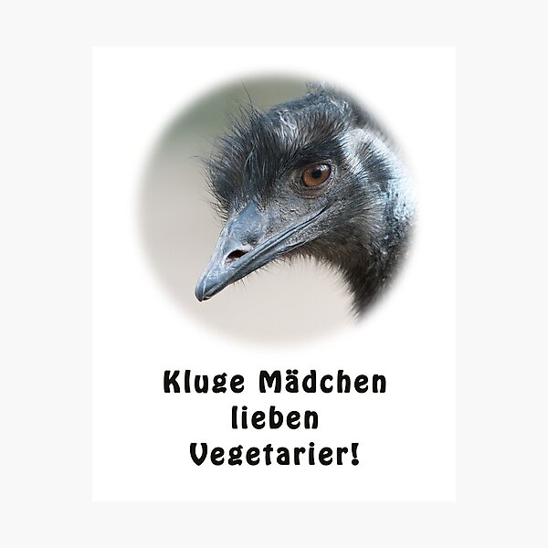 Item preview, Vegetarischer Emu designed and sold by Thomas F. Gehrke.
