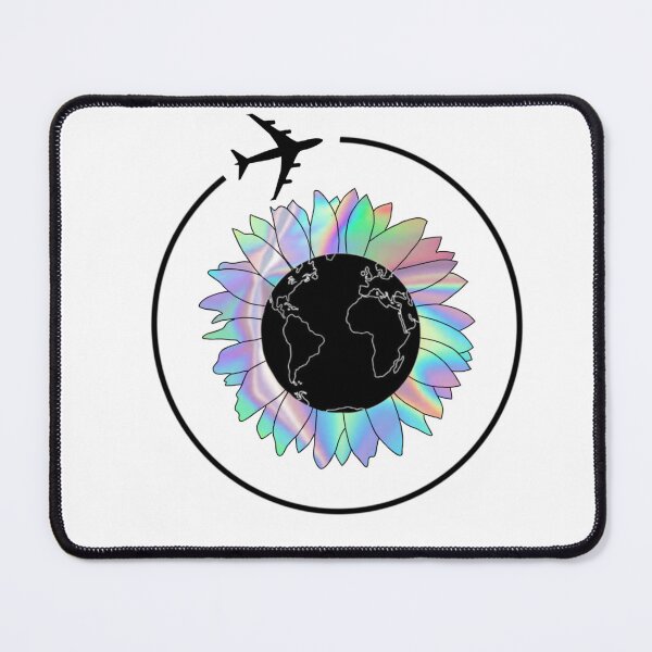Item preview, Travel the world aesthetic holographic daisy designed and sold by jchun.