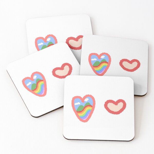 Item preview, 2 hearts designed and sold by redbubblehannah.
