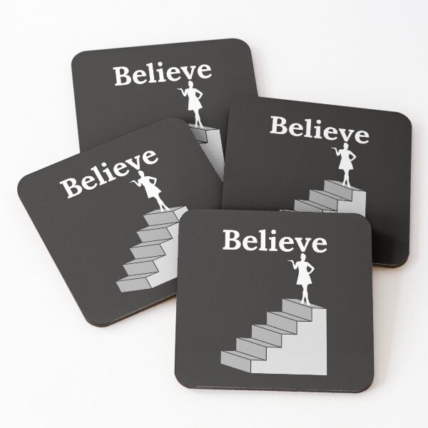 Item preview, Believe yourself - Inspirational and motivational black design designed and sold by mark-taylor.