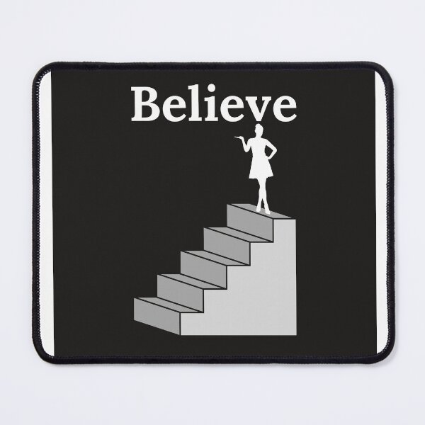 Item preview, Believe yourself - Inspirational and motivational black design designed and sold by mark-taylor.
