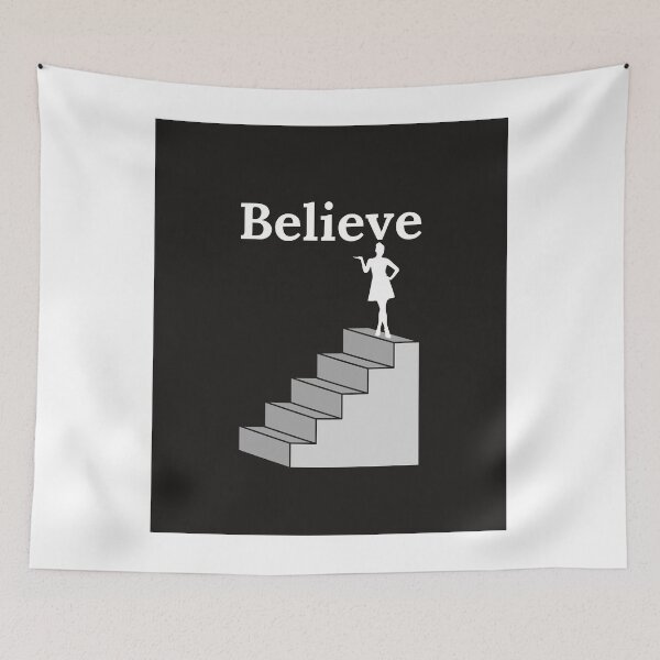 Item preview, Believe yourself - Inspirational and motivational black design designed and sold by mark-taylor.