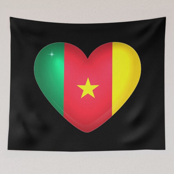 Item preview, My heart is in Cameroon, Love Cameroon. designed and sold by ArtIsParty.