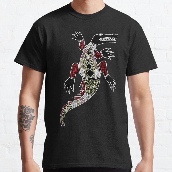 Authentic Aboriginal Art - Crocodile Classic T-Shirt
