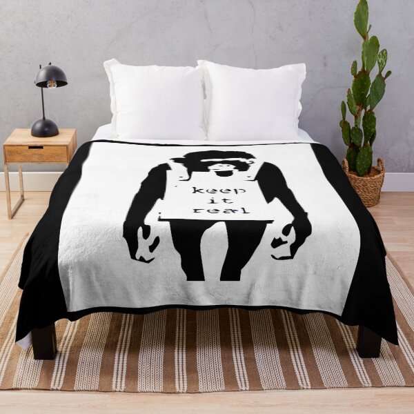 Item preview, Banksy Keep It Real Monkey designed and sold by lenawlseysx.