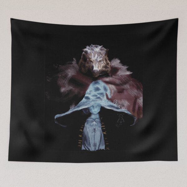 Item preview, Blaidd The Half Wolf And Cute Ranni The Witch  designed and sold by MedsShoP.