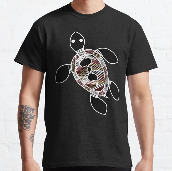 Authentic Aboriginal Art - Turtle Classic T-Shirt