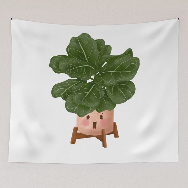 Item preview, Cute Plant Illustration, Fiddle Leaf Fig Illustration 3 designed and sold by Ana Moguš.