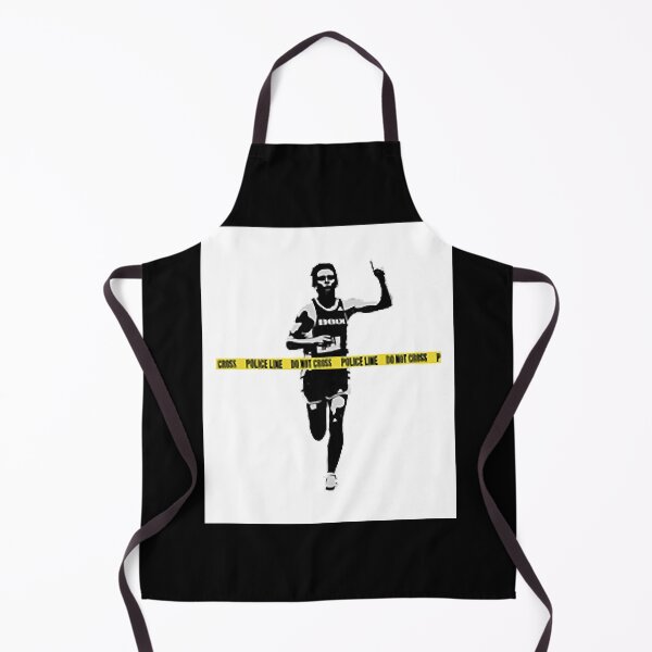 Item preview, Banksy Marathon Runner Police Line designed and sold by lenawlseysx.