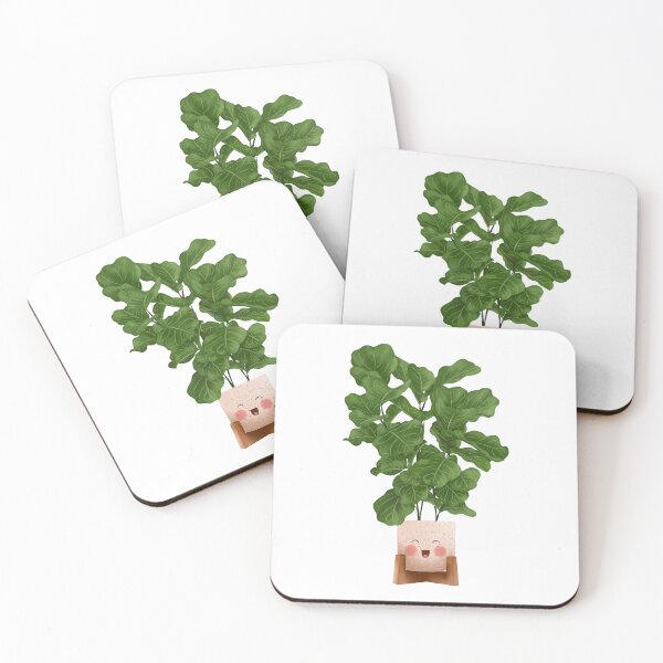 Item preview,  Cute Plant Illustration, Fiddle leaf Fig Illustration 4 designed and sold by Ana Moguš.