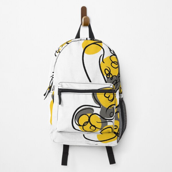 Item preview, Elegant Woman Gray and Bright Yellow designed and sold by bloodberi.