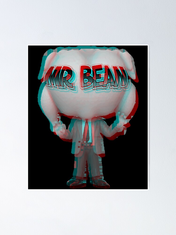 "Mr Bean stuck is head in a turkey 3 D édition 2020 Classic " Poster