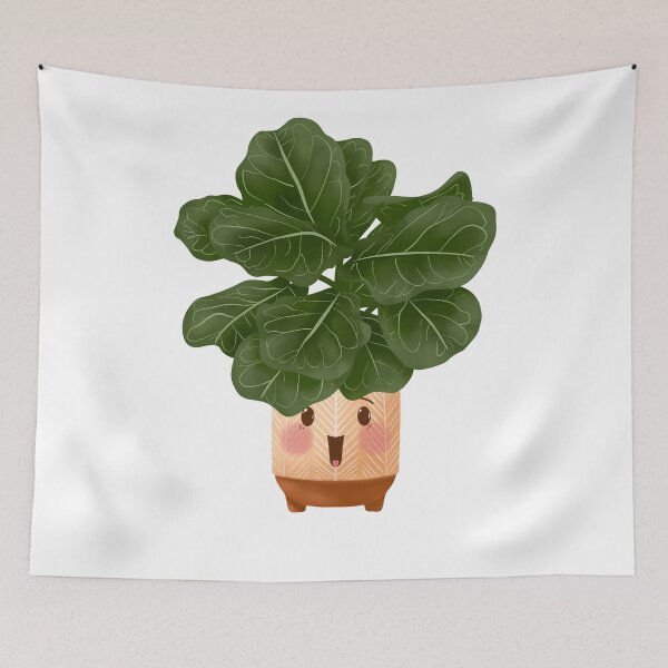Item preview, Cute Plant Illustration, Fiddle Leaf Fig Illustration 6 designed and sold by Ana Moguš.