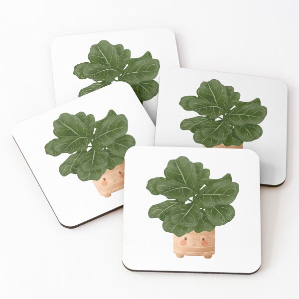 Item preview, Cute Plant Illustration, Fiddle Leaf Fig Illustration 4 designed and sold by Ana Moguš.