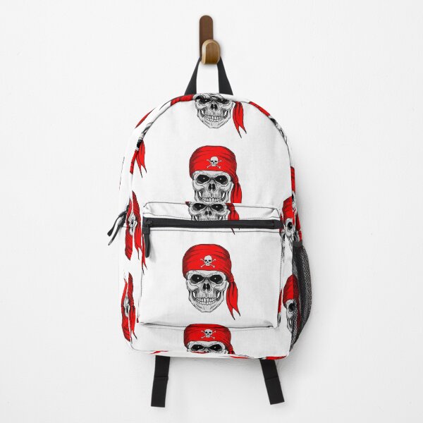 Item preview, Skull with red bandana designed and sold by WaviStudio.