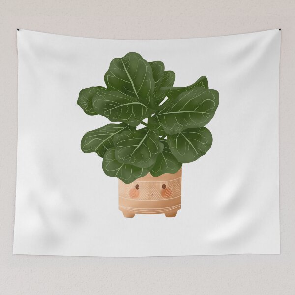 Item preview, Cute Plant Illustration, Fiddle Leaf Fig Illustration 4 designed and sold by Ana Moguš.