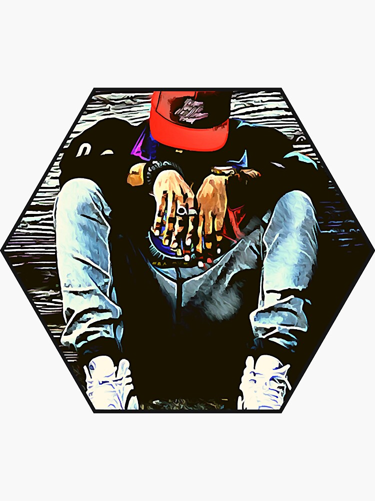"Hood Boy.Hip Hop Art " Sticker by uctue303 Redbubble