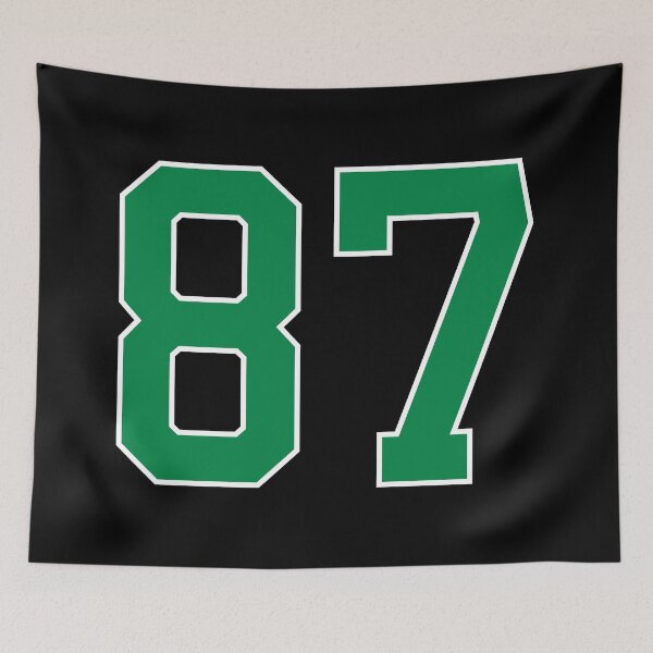Item preview, 87 number, green lucky sports eighty seven designed and sold by ArtIsParty.