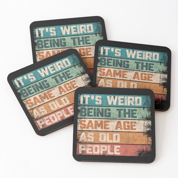 Item preview, It's Weird Being The Same Age As Old People Vintage Grunge Funny Quote  designed and sold by alenaz.