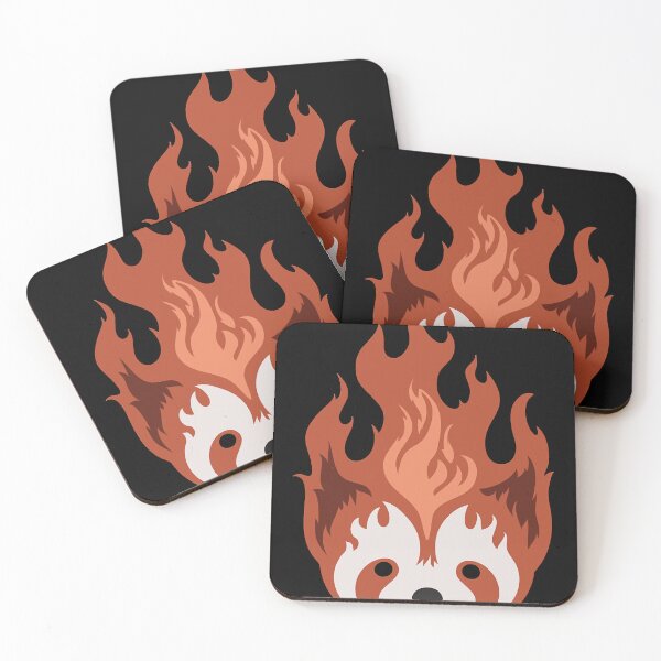Item preview, Legend of Korra Fire Ferrets Pro Bending Emblem - no text Essential designed and sold by DylanKing125.