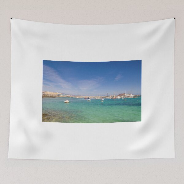 Item preview, The harbour area in Corralejo, Fuerteventura designed and sold by MichaelBShannon.