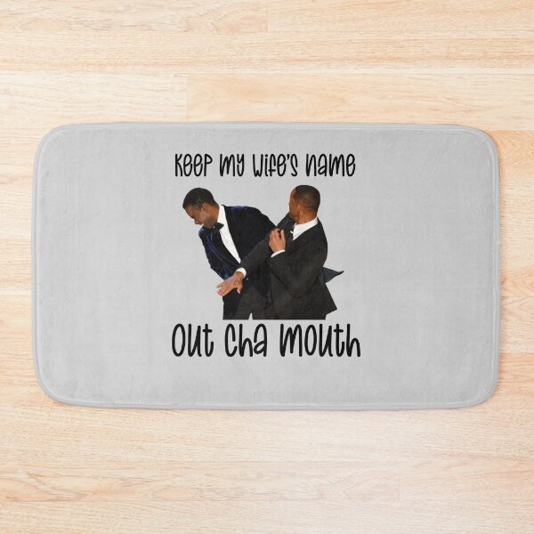 Item preview, Keep my wife’s name out of your mouth funny Chris will rock smith tv live fight slap  designed and sold by tiffanator606.