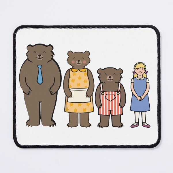 Item preview, goldilocks and the three bears designed and sold by Bonobofy.
