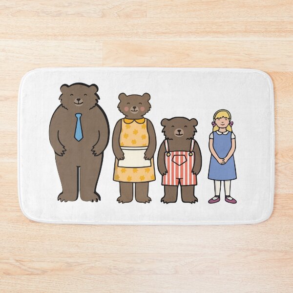 Item preview, goldilocks and the three bears designed and sold by Bonobofy.
