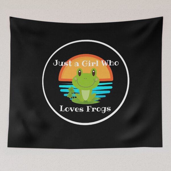 Item preview, Just a Girl Who Loves Frogs designed and sold by Peter Stawicki.