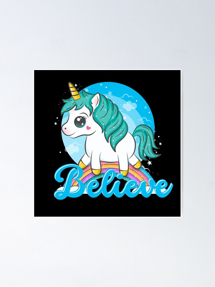 "Unicorn are real" Poster for Sale by Hoetoons Redbubble